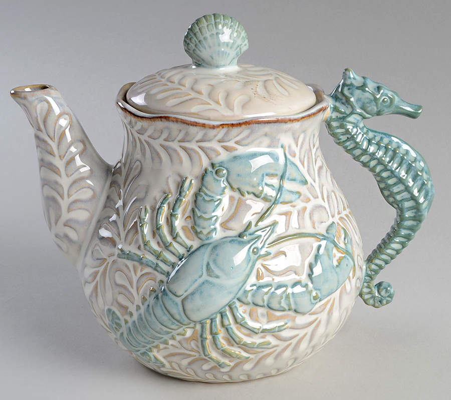 Time Flies Teapot & Lid by Cracker Barrel-1