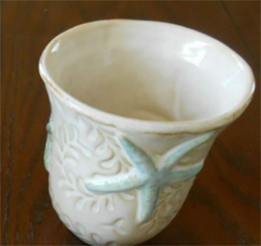 Time Flies China Bathroom Tumbler by Cracker Barrel-1