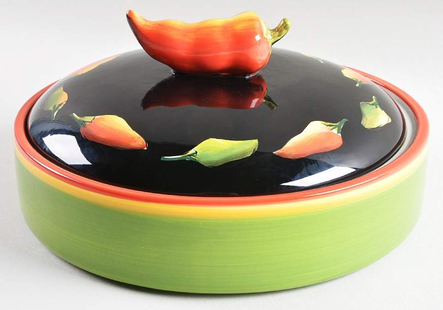 Fiesta Tortilla Warmer by Clay Art-1