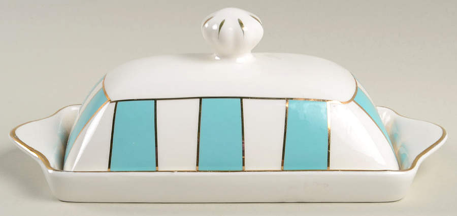 C6Y3 Turquoise 1/4 Lb Covered Butter by Cynthia Rowley-1