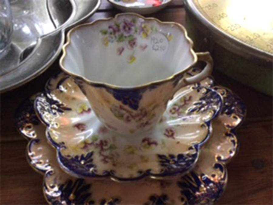 CGE3 Flat Cup & Saucer Set by Chapman's (England)-1
