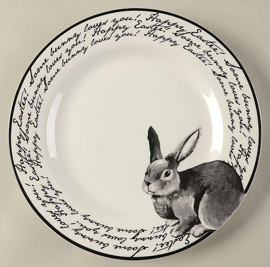 Some Bunny Dinner Plate by Ciroa-1