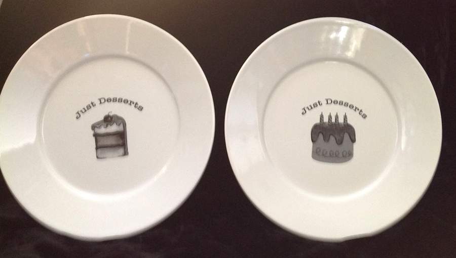 Just Desserts Salad Plate by China (Made in China)-1