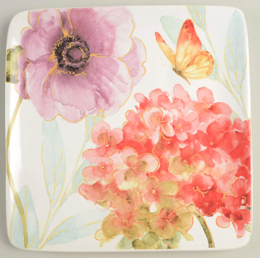 Rainbow Seeds Figural Salad/Dessert Plate by Certified International-1