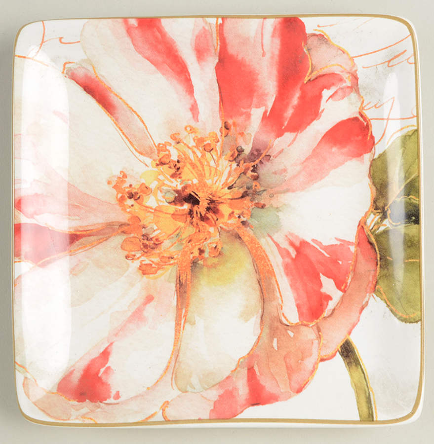 Rainbow Seeds Square Canape Plate by Certified International-1