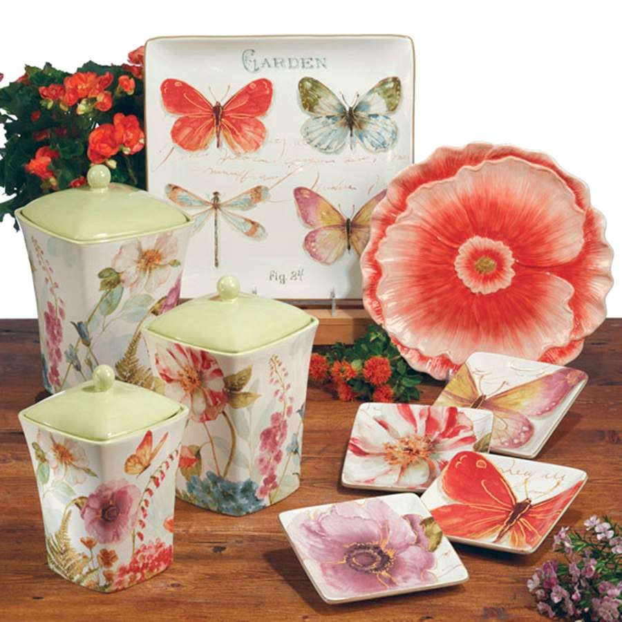 Rainbow Seeds (3 Piece) Canister Set (Box Set) by Certified International-1