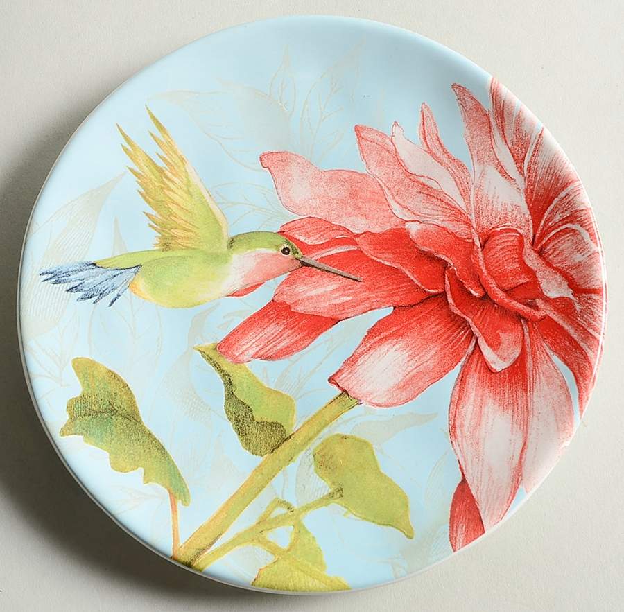 Floral Bouquet Canape Plate by Certified International-1