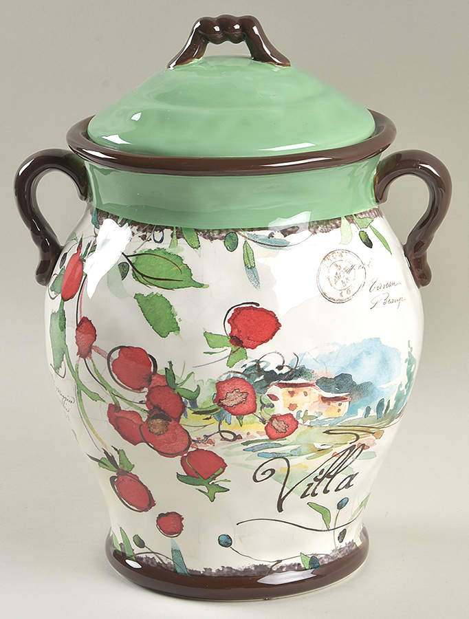 Villa Large Canister & Lid by Certified International-1
