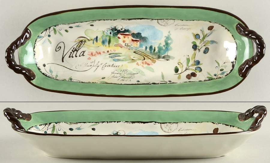 Villa 14" Bread Tray by Certified International-1