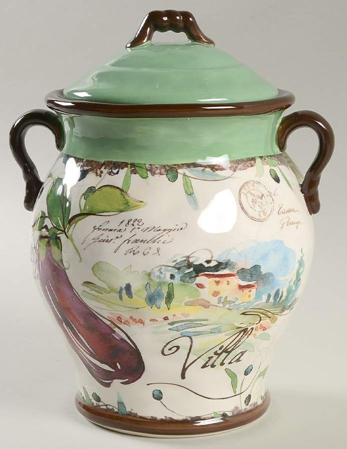Villa Medium Canister & Lid by Certified International-1