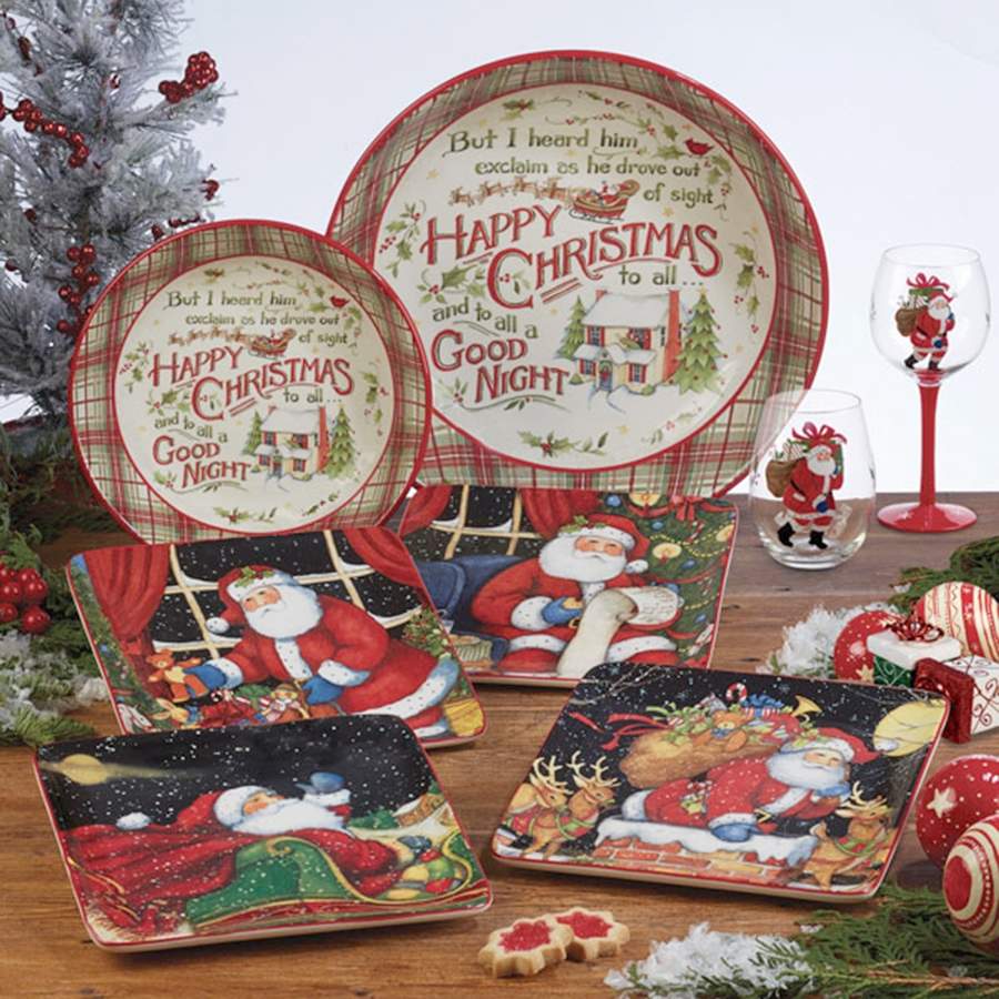 Night Before Christmas, The 13" Pasta Serving Bowl by Certified International-1