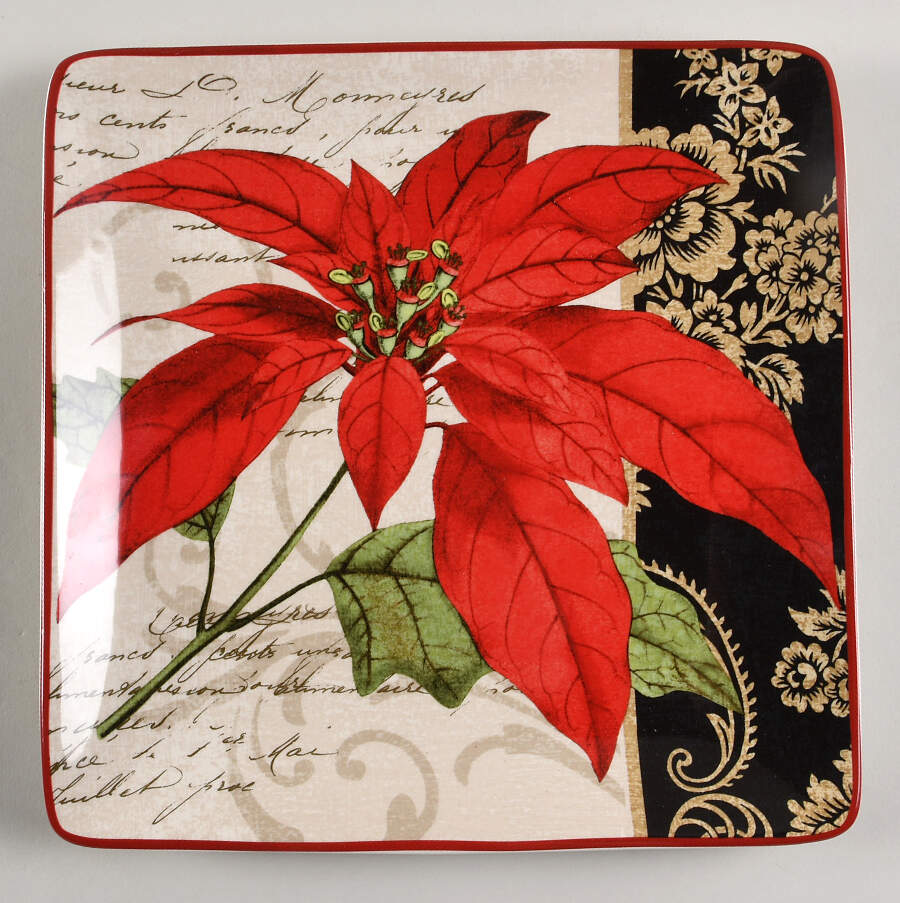 Highland Holiday Square Dinner Plate by Certified International-1