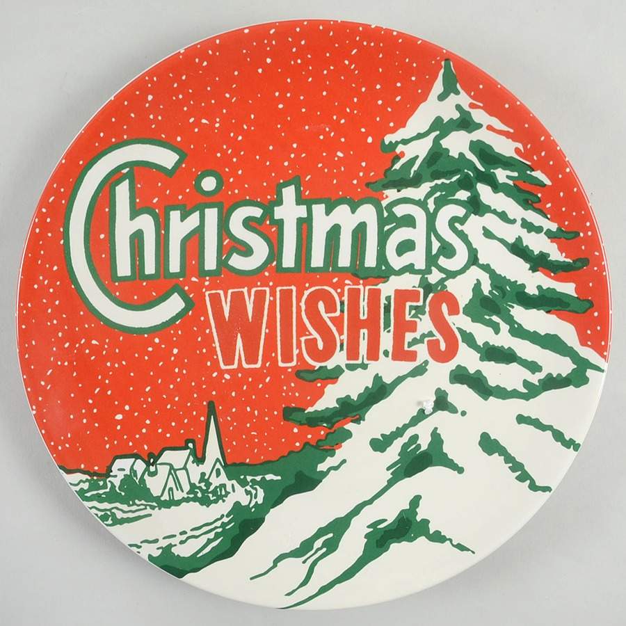 Retro Christmas Salad/Dessert Plate by Certified International-1