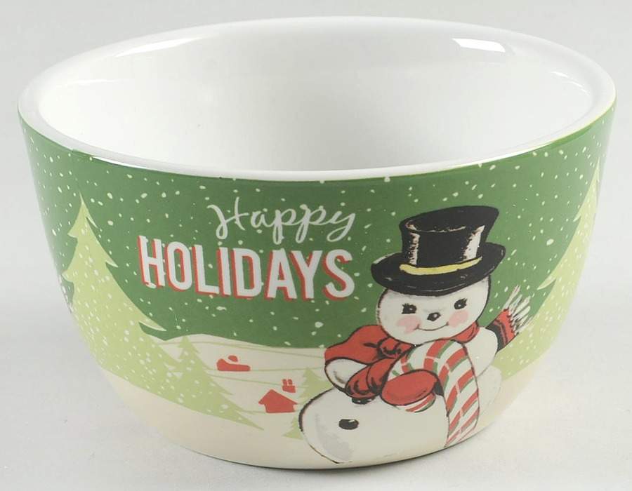 Retro Christmas Individual Ice Cream Dish by Certified International-1