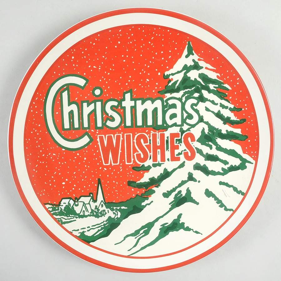 Retro Christmas Dinner Plate by Certified International-1