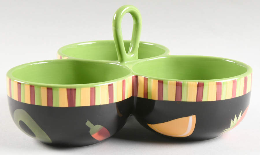 Pimenta-Caliente Handled 3-Part Divided Server by Crate & Barrel-1