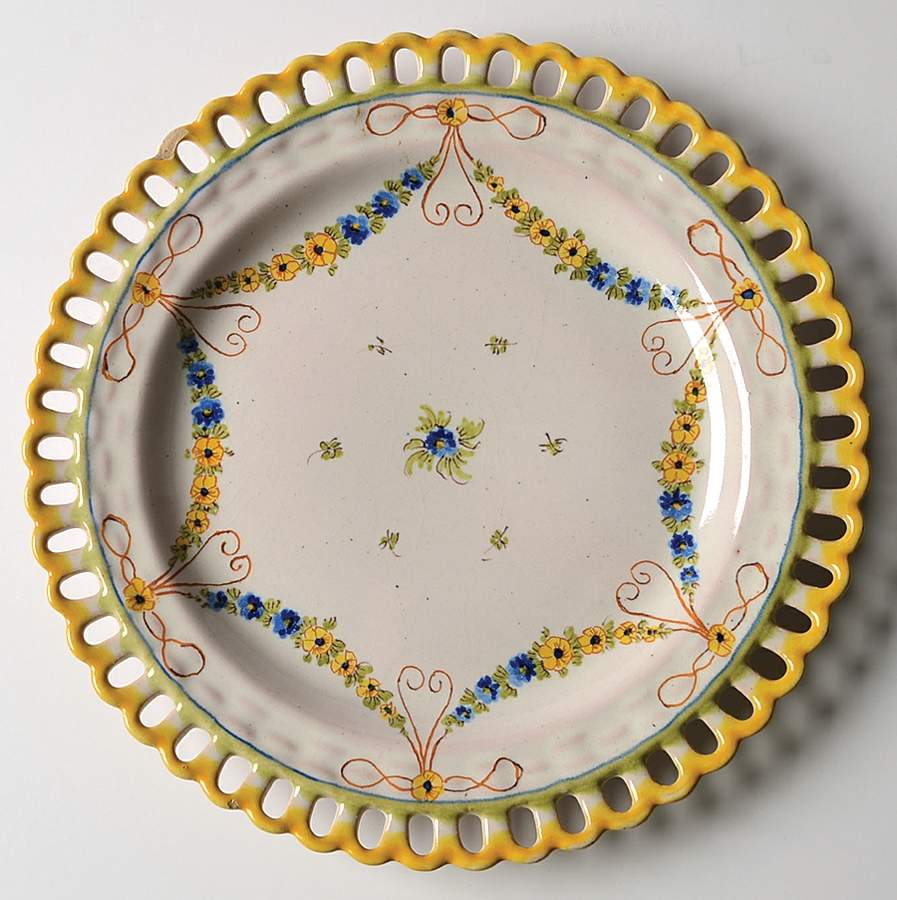 CAG17 Pierced Edge Salad Plate by Cantagalli-1