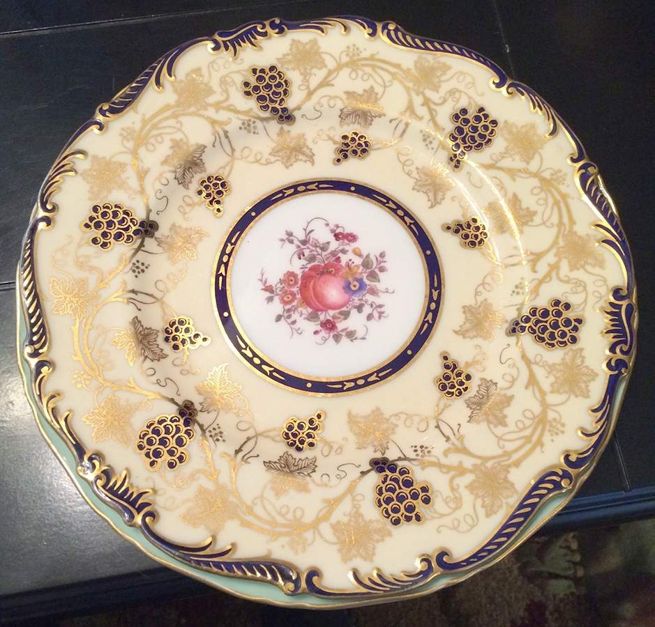 Wenham Blue Dinner Plate by Coalport-1
