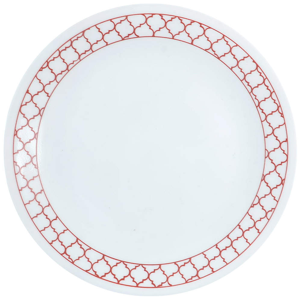Crimson Trellis Luncheon Plate by Corning Corelle-1