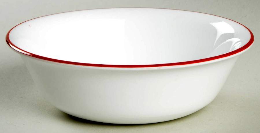Crimson Trellis Soup/Cereal Bowl by Corning Corelle-1