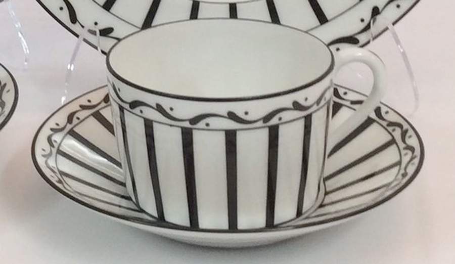 CHD9 Flat Cup & Saucer Set by Christian Dior-1