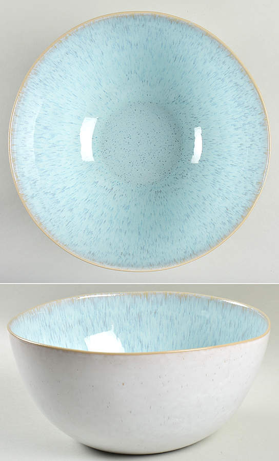 Ibiza Sea (Aqua) 10" Round Serving Bowl by Casafina-1
