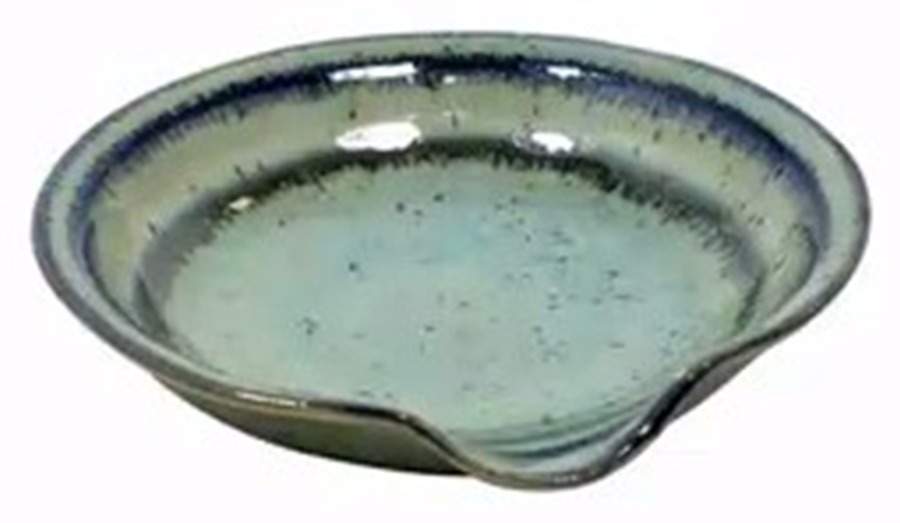 Sausalito Green Spoon Rest/Holder (Holds 1 Spoon) by Casafina-1
