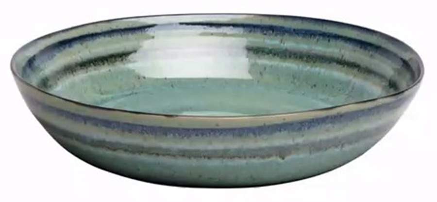 Sausalito Green 13" Pasta Serving Bowl by Casafina-1