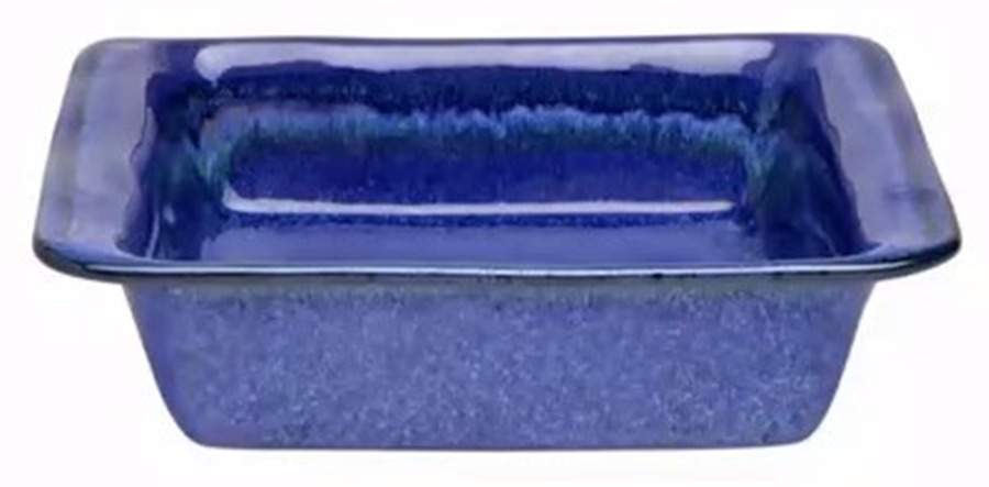 Sausalito Blue 11" Square Baker by Casafina-1
