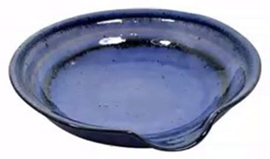 Sausalito Blue Spoon Rest/Holder (Holds 1 Spoon) by Casafina-1