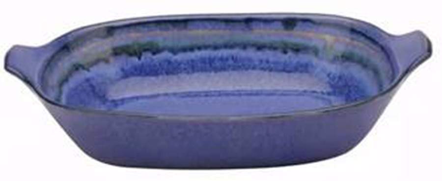 Sausalito Blue 16" Rectangular Baker by Casafina-1