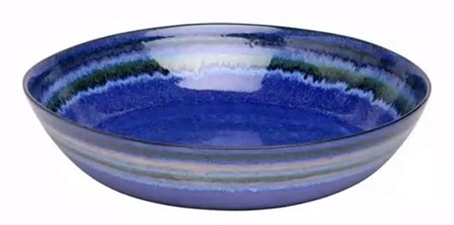 Sausalito Blue 13" Pasta Serving Bowl by Casafina-1