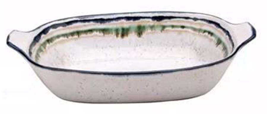 Sausalito White 16" Rectangular Baker by Casafina-1