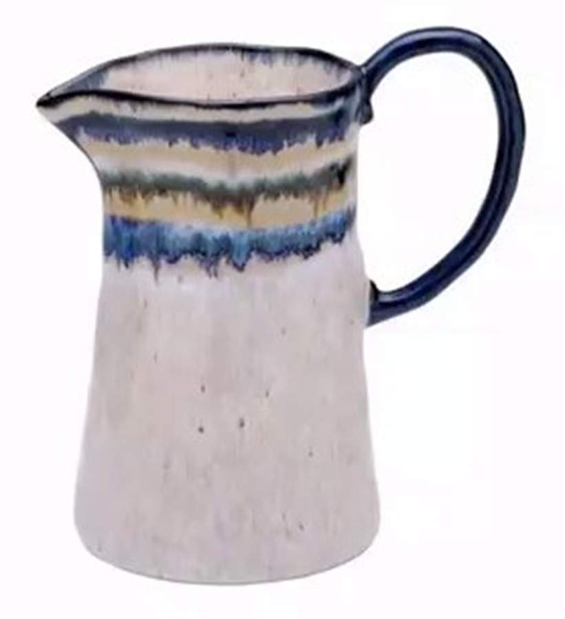 Sausalito White 46 Oz Pitcher by Casafina-1