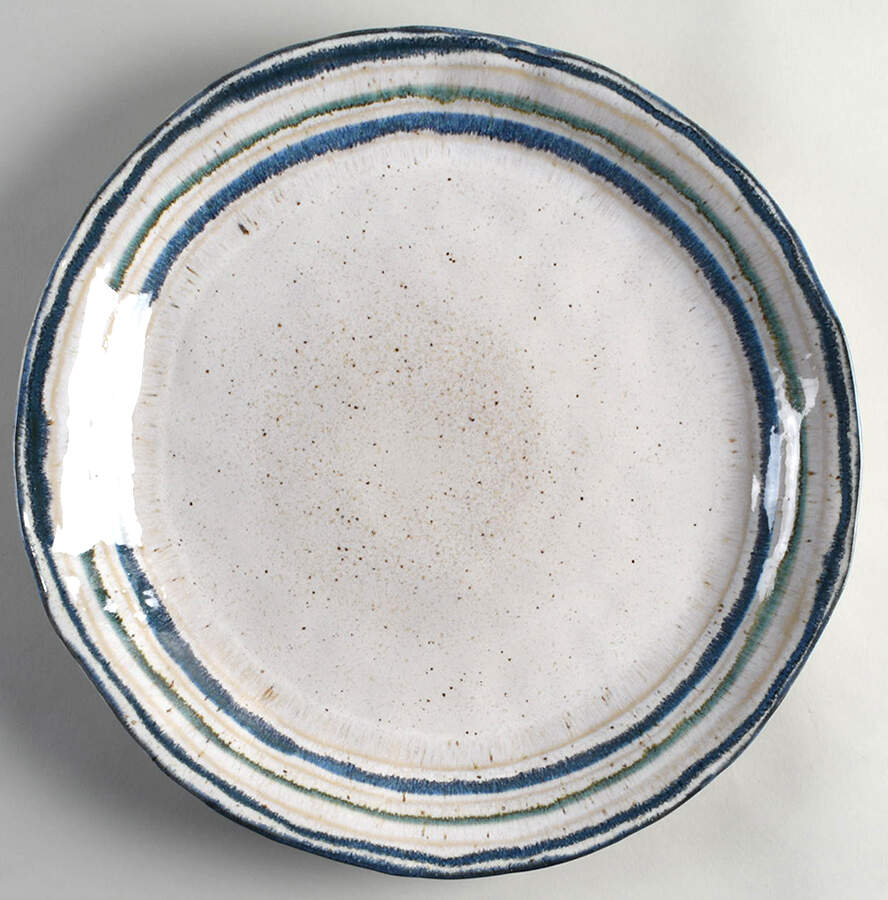 Sausalito White 14" Chop Plate (Round Platter) by Casafina-1