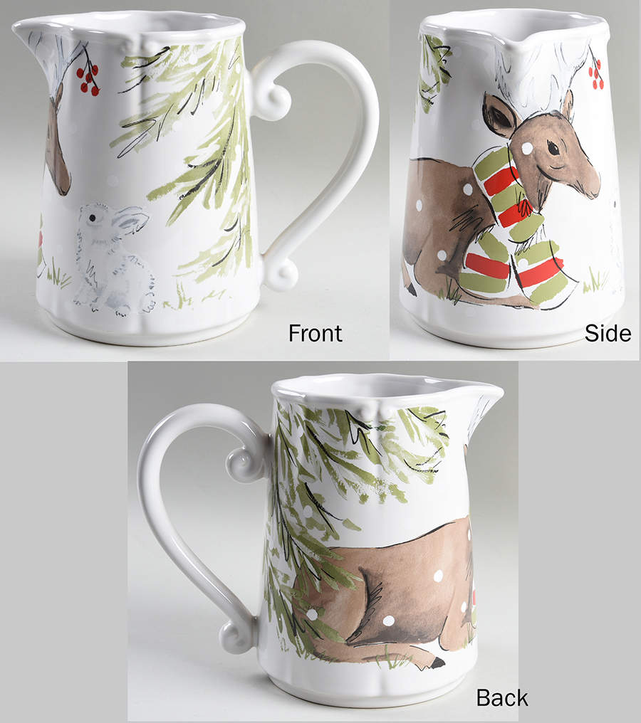 Deer Friends 64 Oz Pitcher by Casafina-1