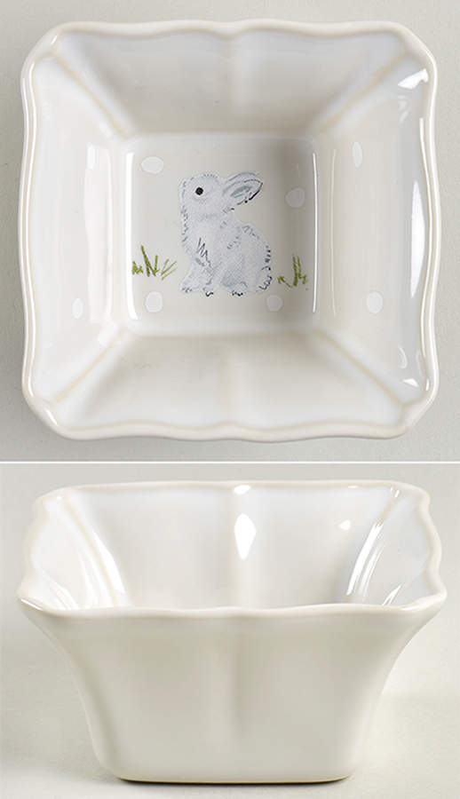 Deer Friends Square Ramekin by Casafina-1