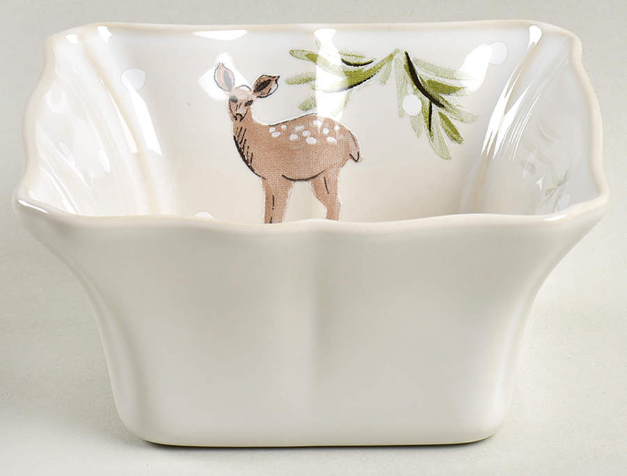 Deer Friends Individual Square Baker by Casafina-1