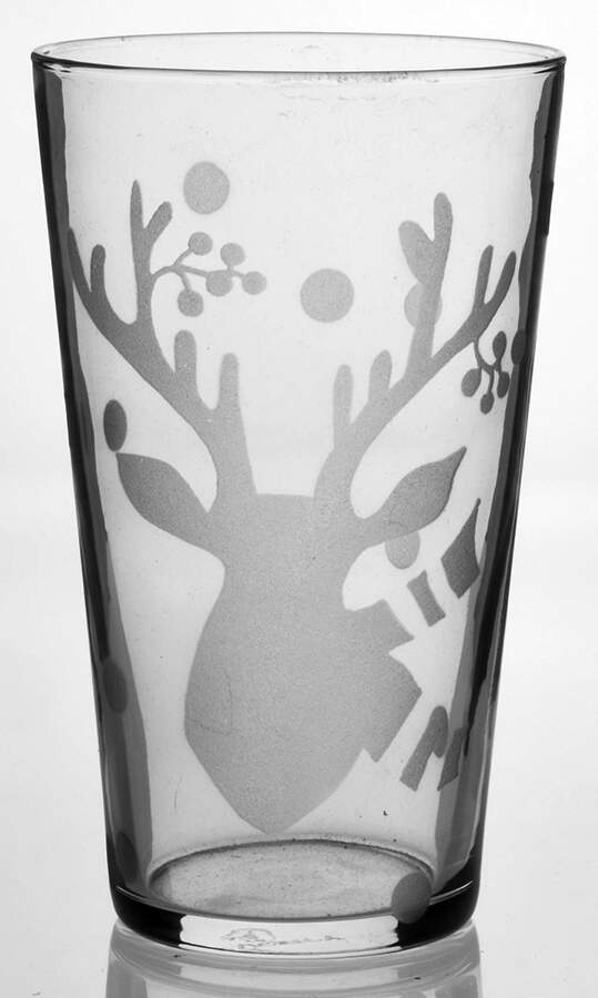 Deer Friends 16 Oz Glassware Tumbler by Casafina-1