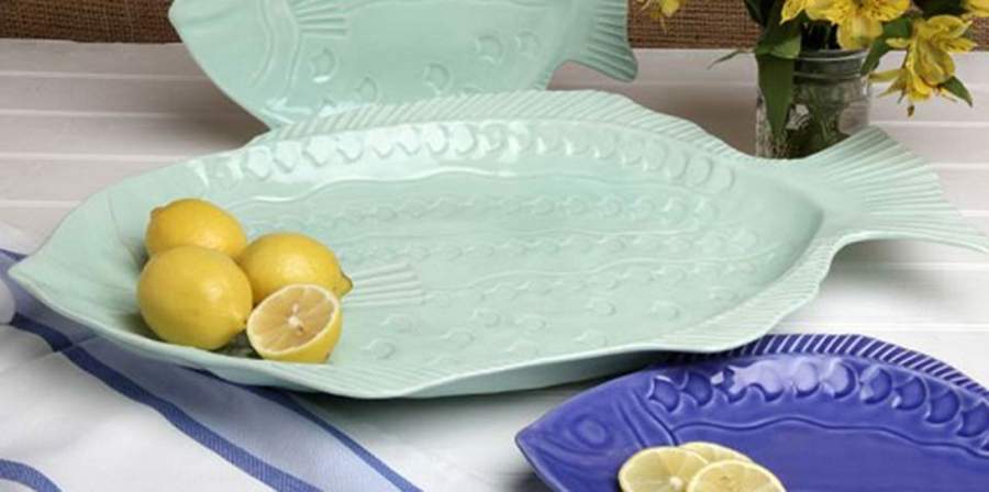 Fish Platters 23" Fish Shaped Platter by Casafina-1