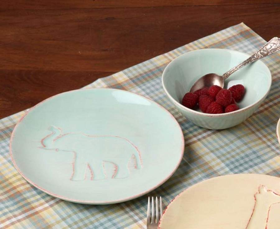 Elephant (2 Piece) Child's Set by Casafina-1