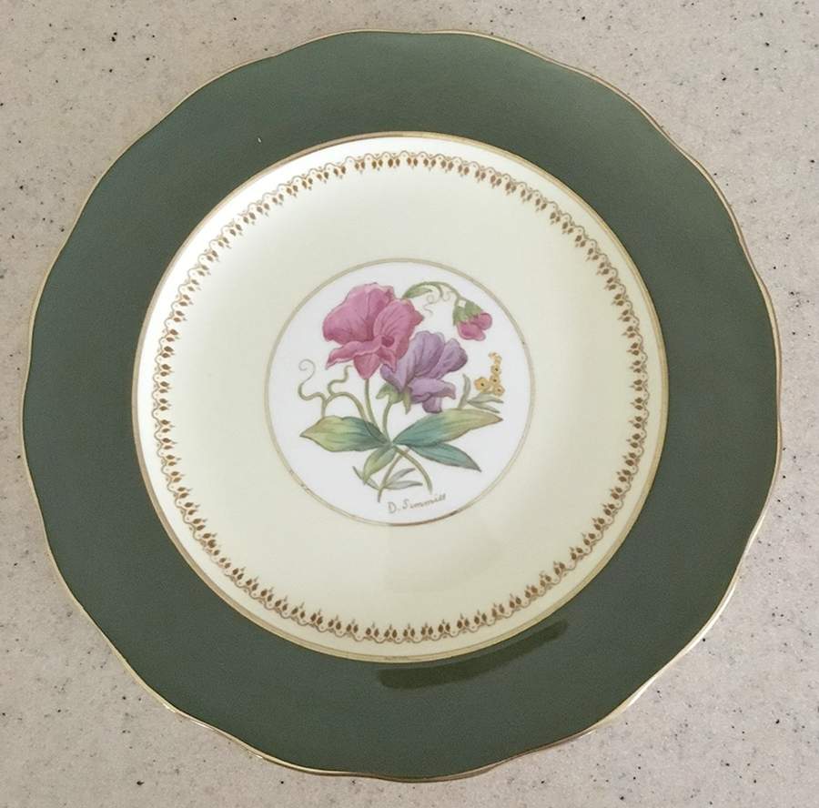 Forest Green Dinner Plate by Coalport-1