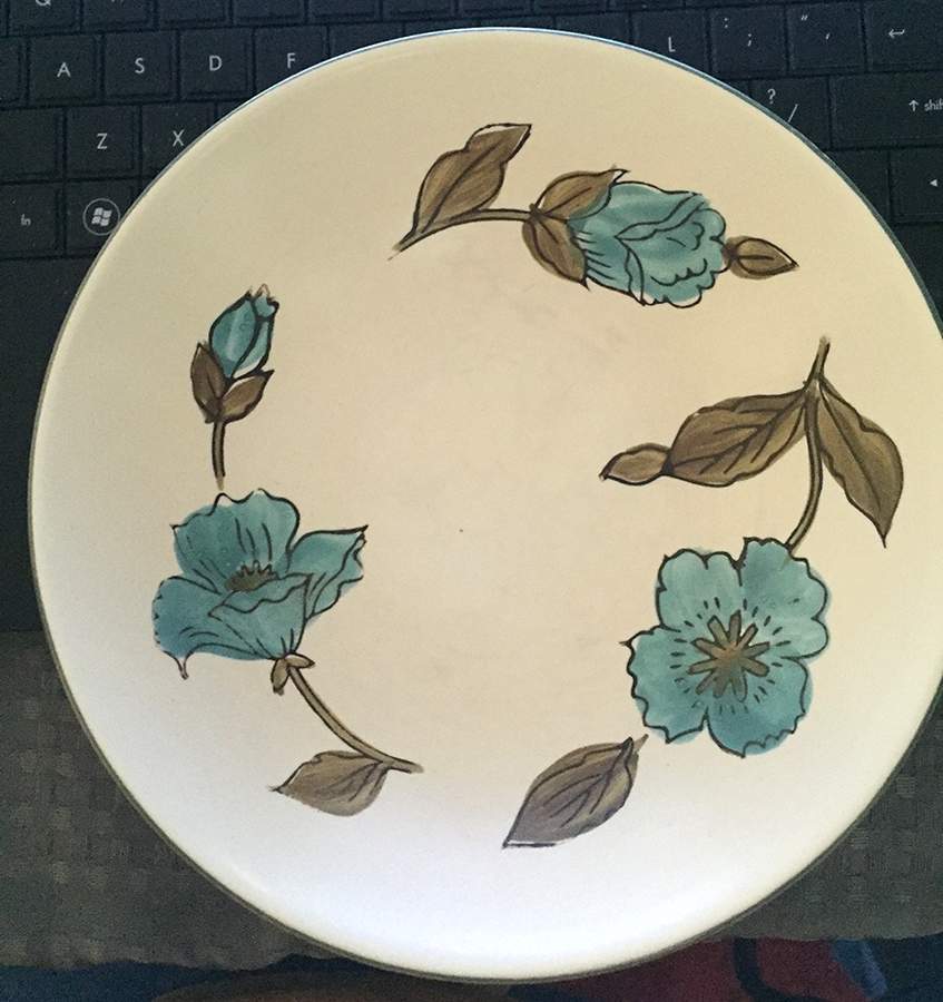 Orchid Dinner Plate by Casual Ceram-1