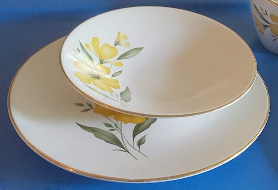 Spring Gold Salad Plate by Cunningham & Pickett-1