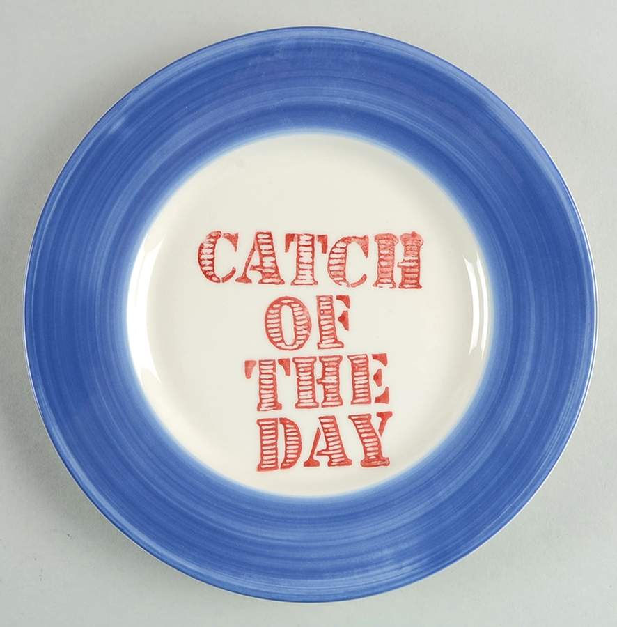 Catch of the Day Salad Plate by CMG Ceramicas-1