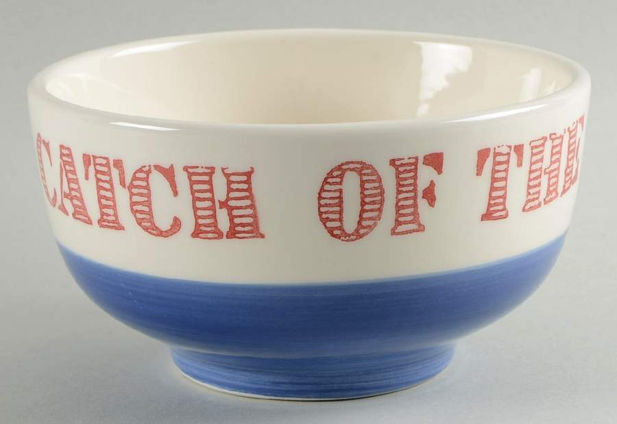 Catch of the Day Soup/Cereal Bowl by CMG Ceramicas-1