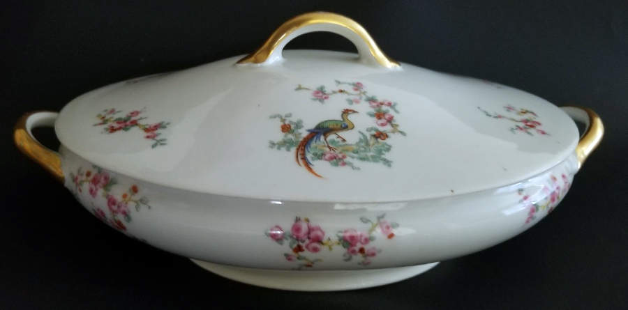 CHF1985 Oval Covered Vegetable by Charles Field Haviland-1
