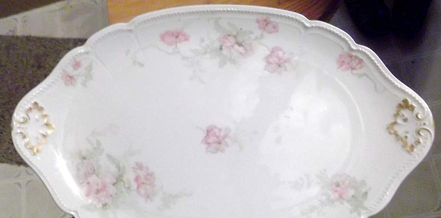 CHF1986 12" Oval Serving Platter by Charles Field Haviland-1