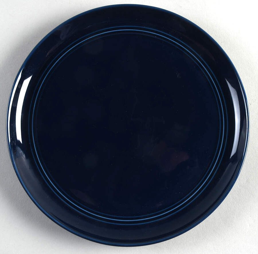 Hue Navy Blue Salad Plate by Crate & Barrel-1