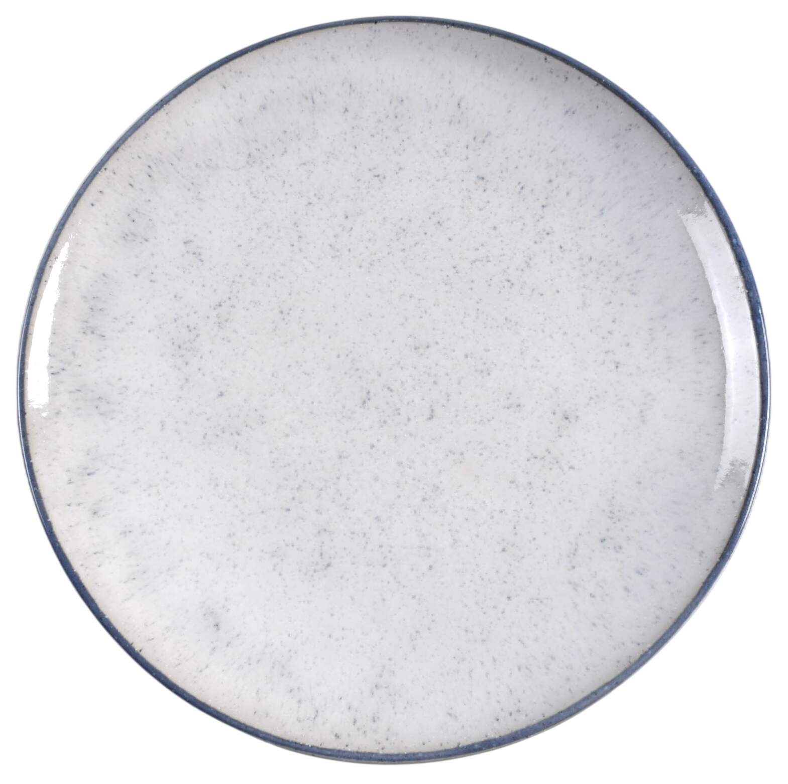Lina Blue Stripe Salad Plate by Crate & Barrel-1